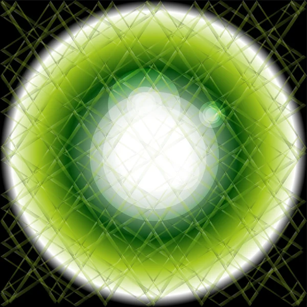 Světle zelená černá abstraktní pozadí praskla. vektorové ilustrace — Stockový vektor