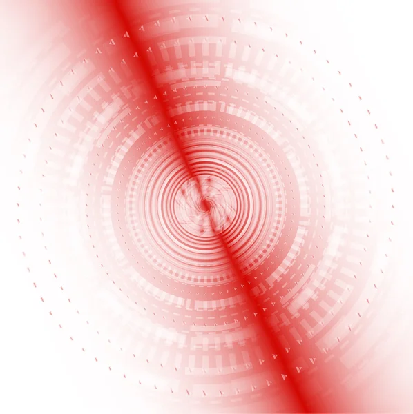 Abstracte achtergrond cirkels licht rode kleur — Stockvector