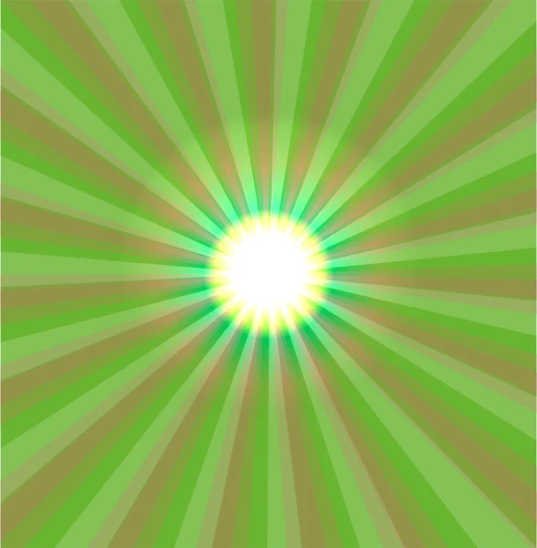 Vector de luz verde abstracto — Vector de stock
