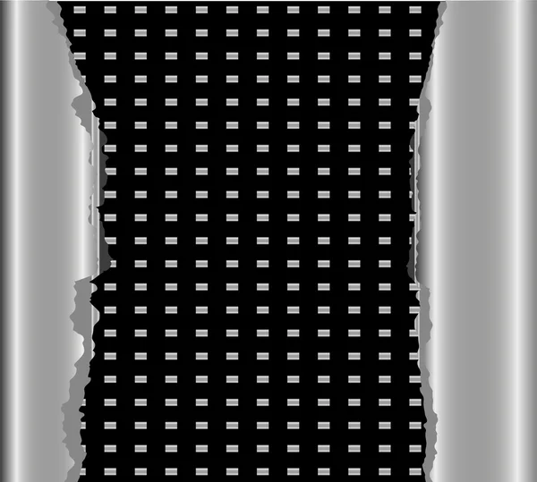 Schwarz Metall Textur Hintergrund — Stockvektor