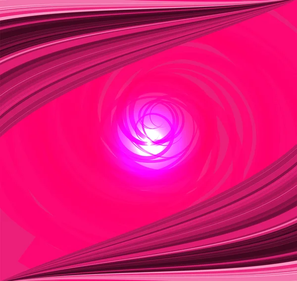 Fondo de remolino rosa oscuro irrumpió luz — Vector de stock