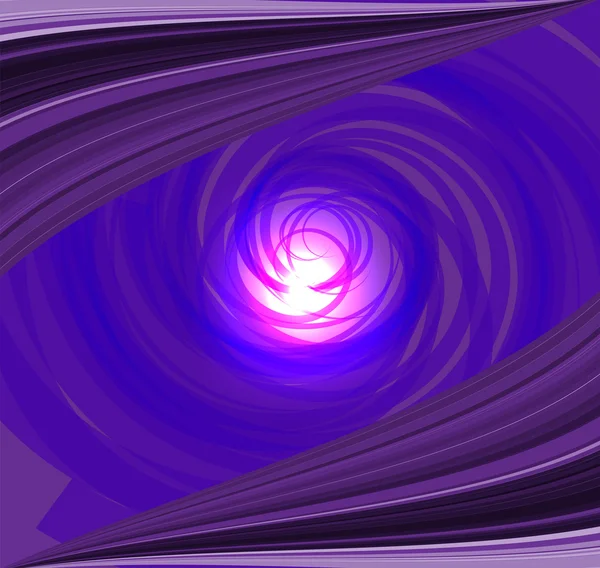 Mörk lila violett virvel bakgrunden brast ljus — Stock vektor