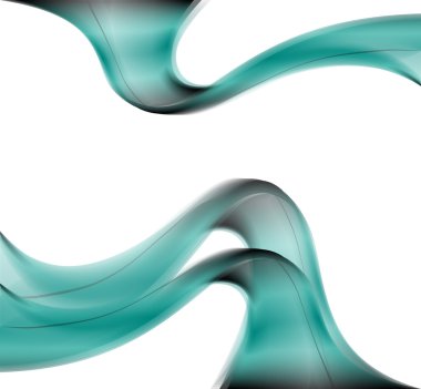 soyut düzgünleştirilmiş çizgileri mavi renkli vektör