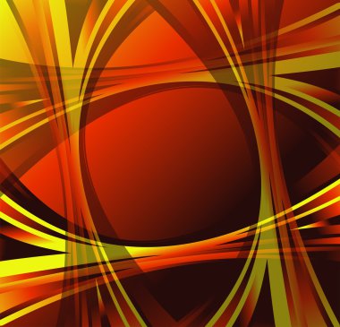 turuncu sarı dalga girdap arka plan