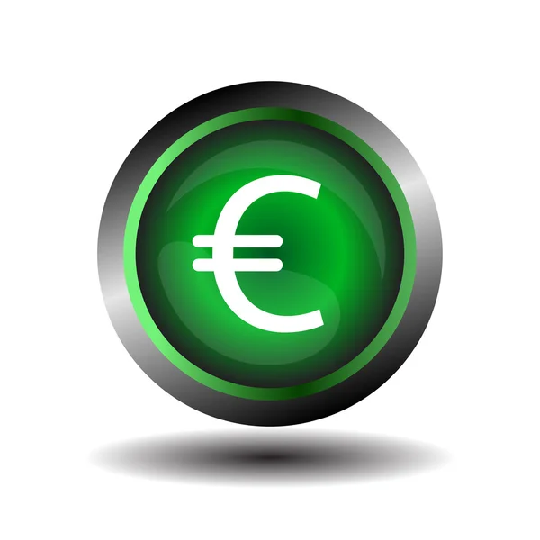 Euro ikona — Stockový vektor
