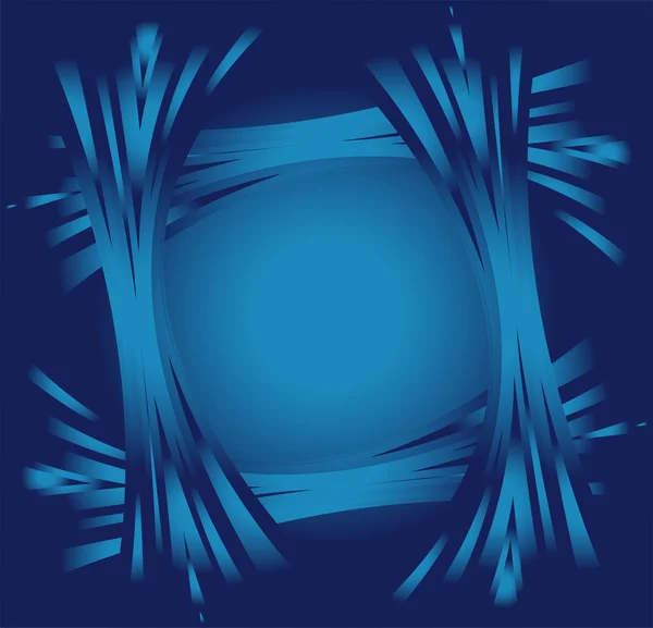 Ola azul remolino vector de fondo — Vector de stock