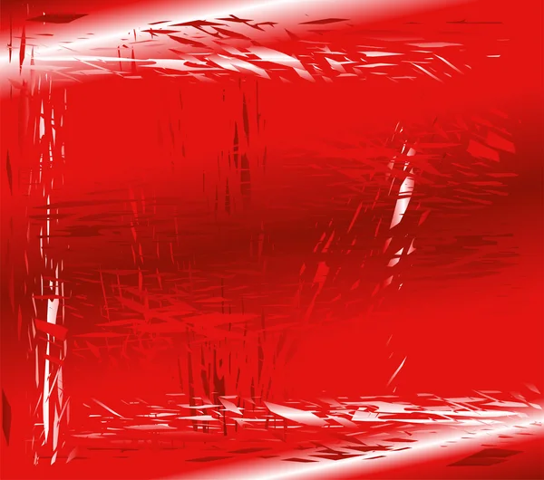 Fond rouge en verre cassé — Image vectorielle