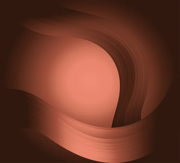 Cerchio effetto onda sfondo marrone chiaro — Vettoriale Stock