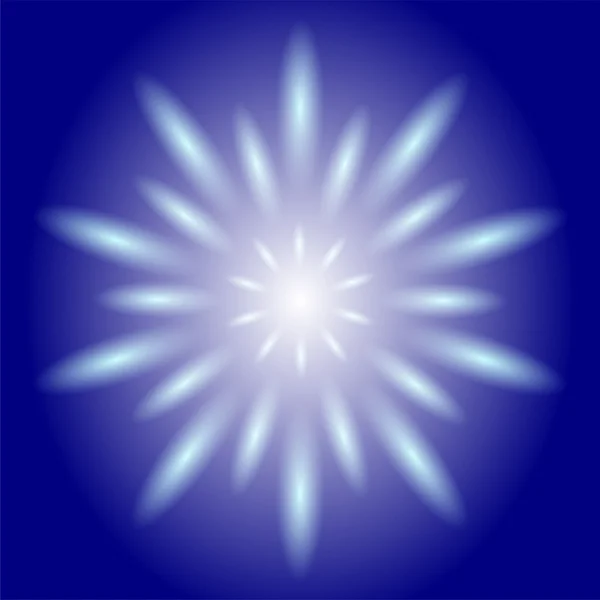 Cirkel ray circulaire licht vector blauwe achtergrond — Stockvector