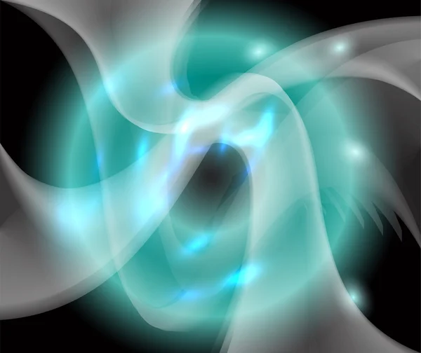Темно-синє коло світло Абстрактний хвильовий фон (2 ) — стоковий вектор