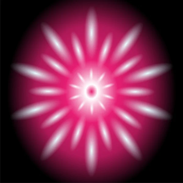 Noktalı ray mor yuvarlak ışık vektör arka plan — Stok Vektör