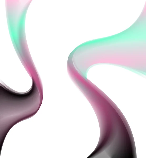 Fondo púrpura con ondas abstractas — Vector de stock