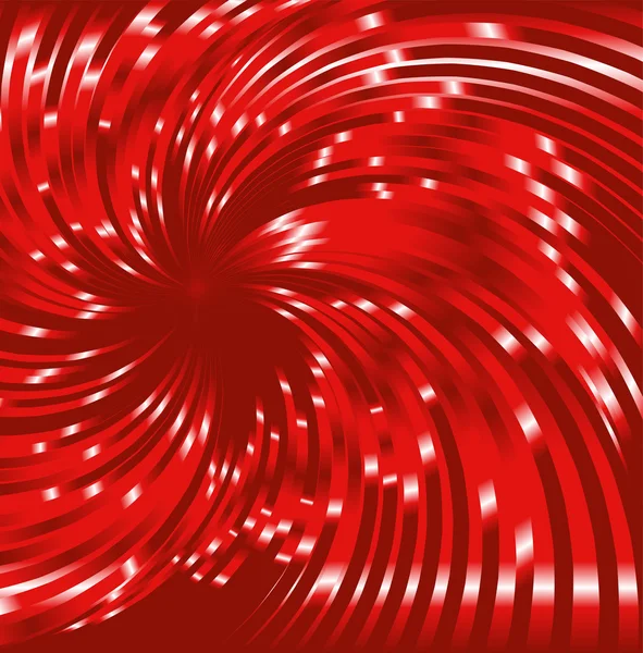 Red metal swirl vector abstraction — Stock Vector