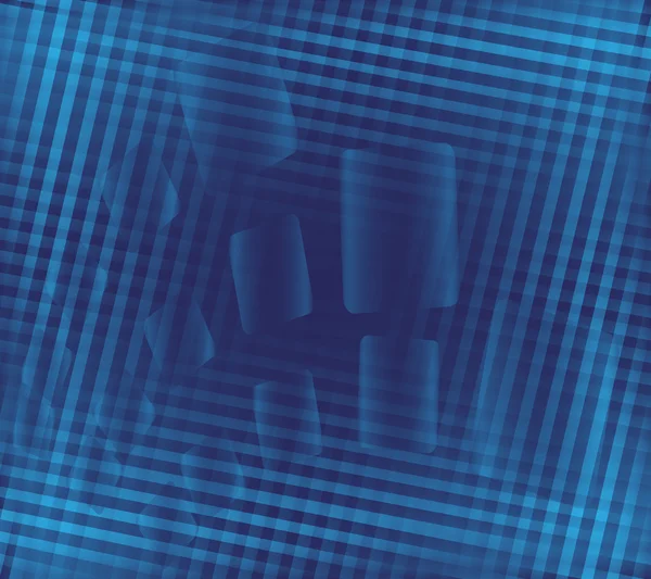 Blauwe abstracte metalic achtergrond met technische textuur — Stockvector