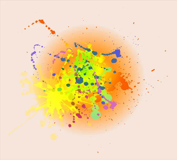 튀는 화려한 페인트 — 스톡 사진