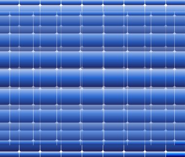 Mavi çizgili dekoratif renkli kare