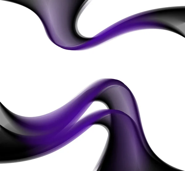 Curve astratte viola sullo sfondo bianco — Foto Stock