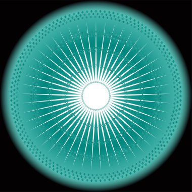 Soyut daireler mozaik vektör arka plan