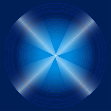 Dairesel koyu mavi arka plan