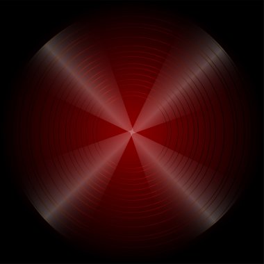 Soyut koyu kırmızı daire