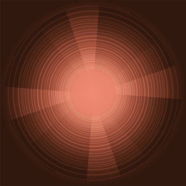 Soyut teknoloji çevrelerinde vektör koyu kahverengi zemin