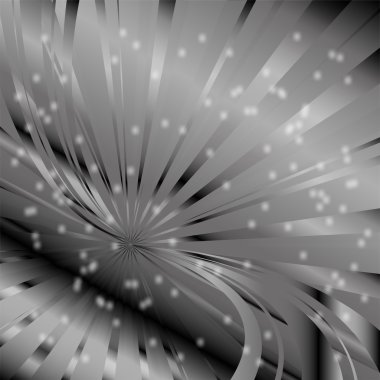 Çizgili parlayan ve yıldız vektör siyah arka plan