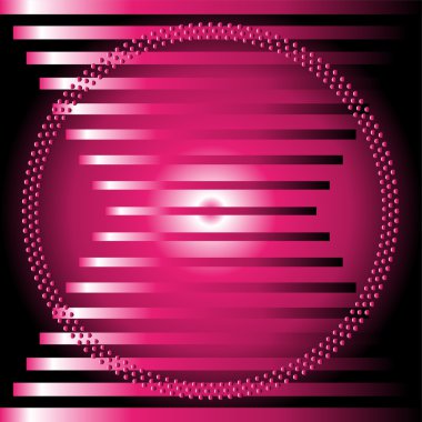 Mor çizgili daire arka plan vektör