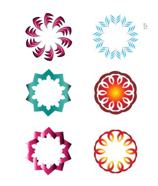 soyut logo şekilleri