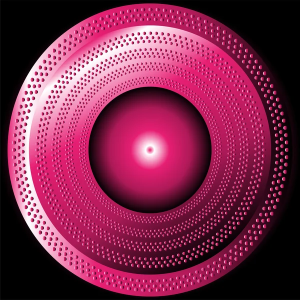 Abstracte cirkel paarse achtergrond met halftoon — Stockvector