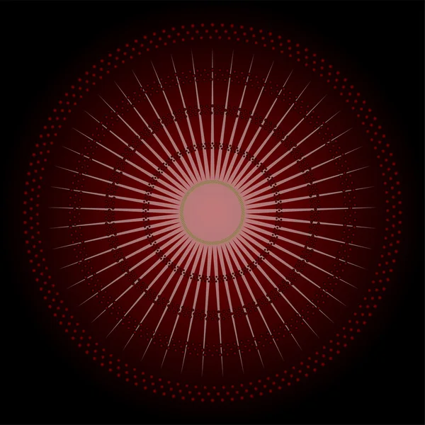 Soyut daireler vektör koyu kahverengi zemin Mozaik