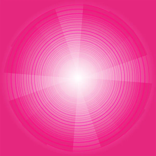Círculos abstractos vector rosa fondo — Vector de stock