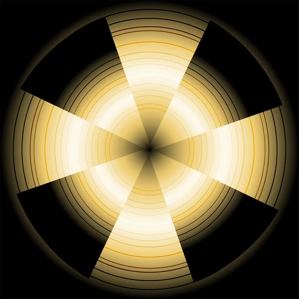 Dairesel siyah sarı arka plan