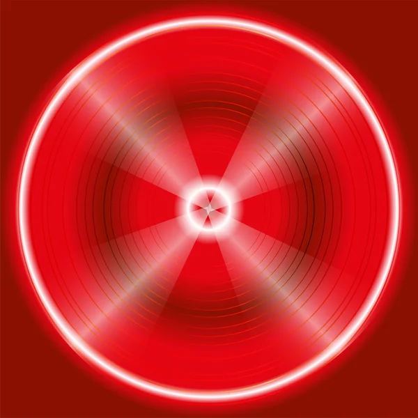 Abstract circular red Background Design — Stock Vector