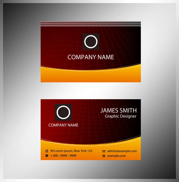Business cards Template layout — Stock Vector