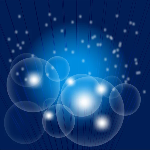 Dots light Abstract Vector blue circle Background — Stock Vector