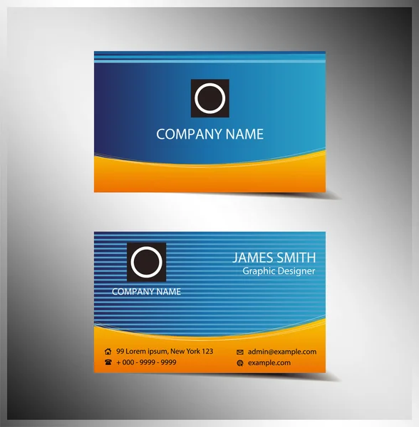 Professional business card — Stock Vector