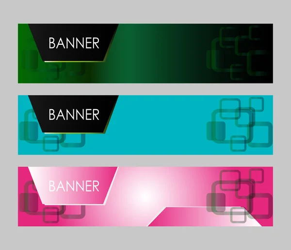 Abstract vector banner — Stockvector