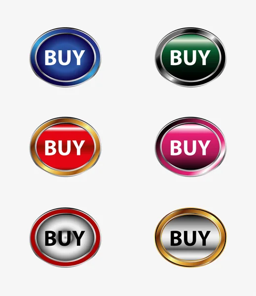 Comprar botão —  Vetores de Stock