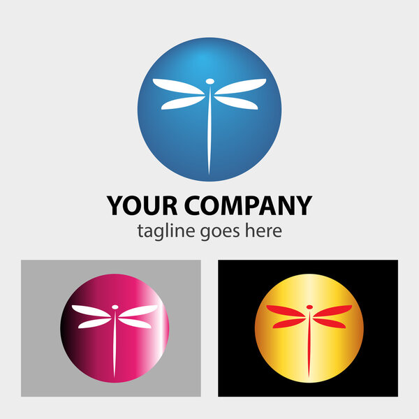 Логотип стрекозы
