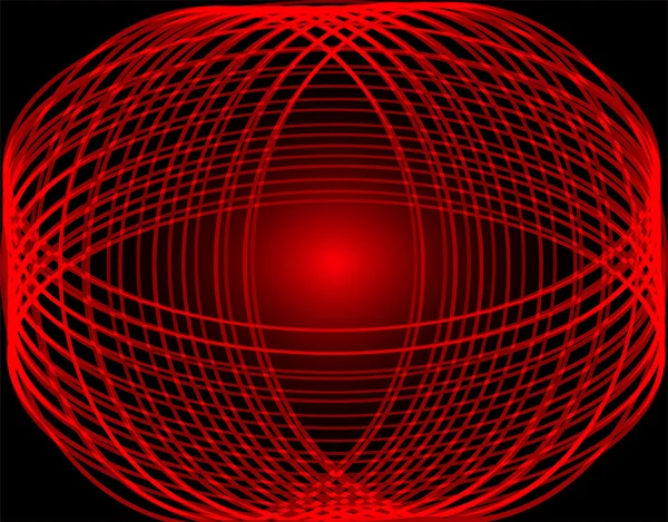 Красный фон абстрактной окружности — стоковое фото