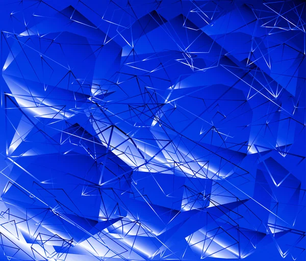 Abstrakte geometrische Technologie blauer Hintergrund — Stockfoto