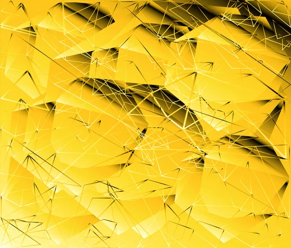 Abstracte geometrische technologie oranje achtergrond — Stockfoto