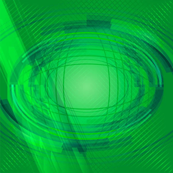 Abstrakte grüne Hintergrund mit Elementen in der Technologie — Stockfoto