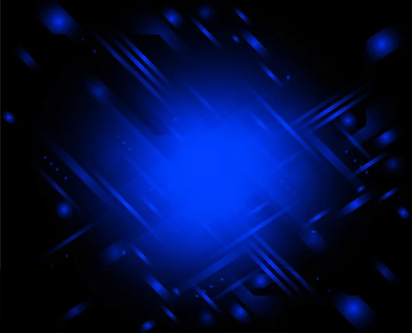 Tecnología abstracta fondo azul oscuro —  Fotos de Stock