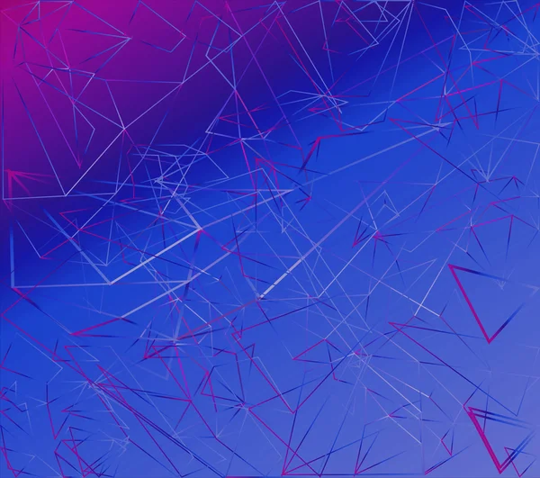 抽象三角蓝紫色背景 — 图库照片