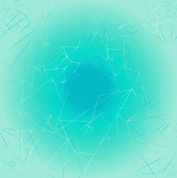 抽象的な三角形の明るい青の背景 — ストック写真