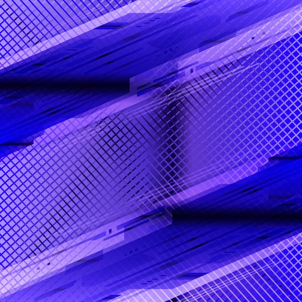 Fondo de rejilla tecnológica abstracta azul —  Fotos de Stock