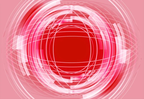 Digitale futuristische rode achtergrond — Stockfoto