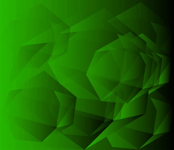 Geometrik yeşil renkli — Stok fotoğraf