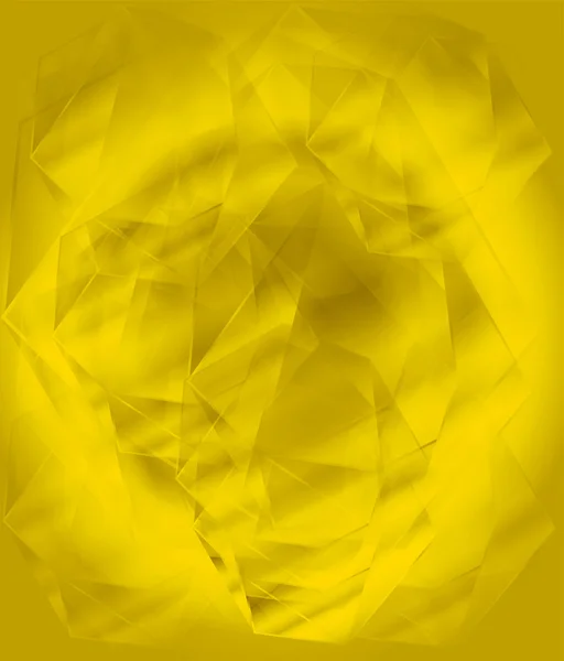 Luxe cristal jaune fond de visage — Photo